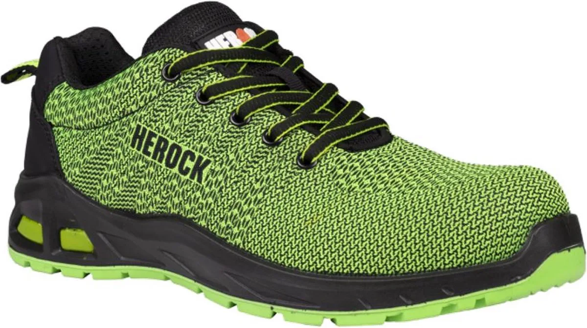 Titus Werkschoen - S1P - Laag - Groen van Herock, Fluo groen, 42 – productafbeelding