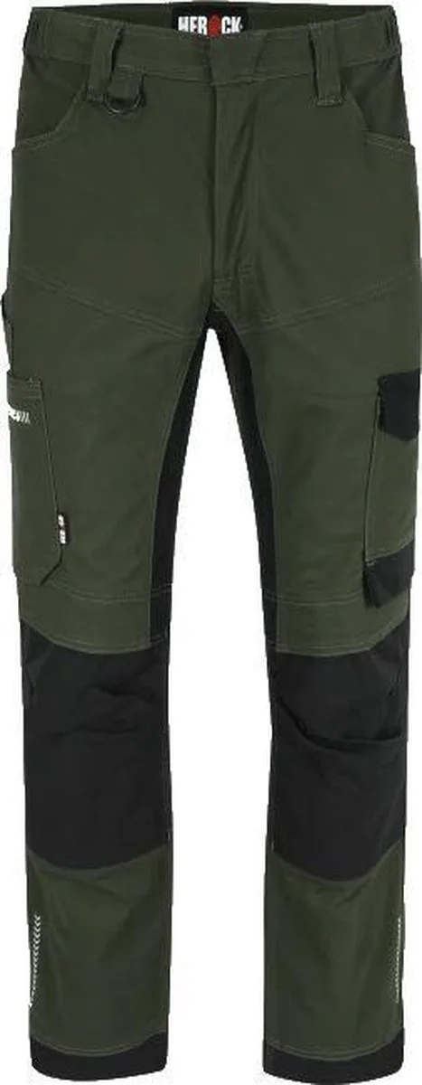 Xeni werkbroek Experts (2102) - Khaki | Zwart von Herock, Khaki, Schwarz, 44 – Produktbild