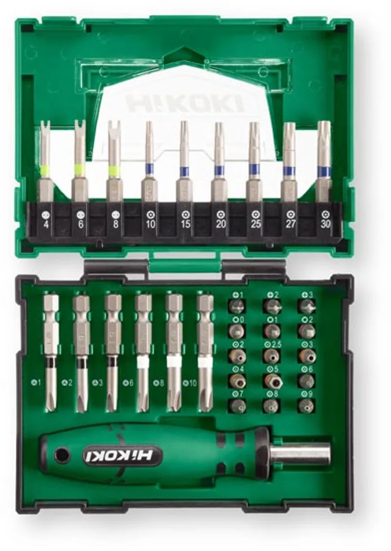 31-delige veiligheids bitset (BOX II) - 40030023 van HiKOKI – productafbeelding