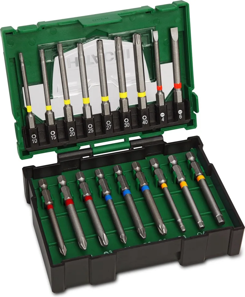 40030022 18-delige extra lange bitset - 75mm von HiKOKI – Produktbild