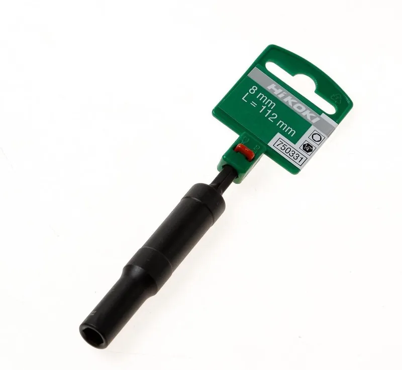 750331 Flexibele dopsleutel - Zeskant - 8mm - 1/4" (L=112mm) de HiKOKI, Kleurloos – image du produit