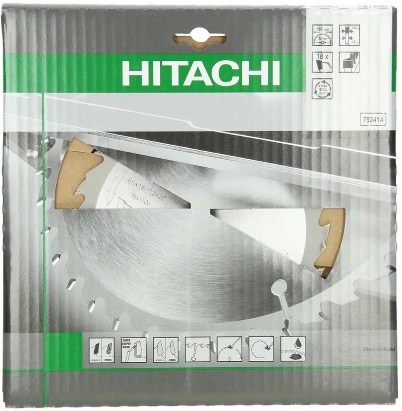 TCT Kreissägeblatt Holz 165x20 Z18 Flach- / Wechselzahn von HiKOKI – Produktbild