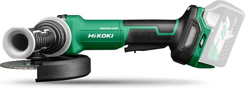 ACCU HAAKSE-SLIJPMACHINE 36V - 150MM - 1500W - BRUSHLESS - VARIABEL TOERENTAL - REM - DODEMANSSCHAKELAAR - MV - EXCLUSIVE (= zonder accu"s en lader) in HSC III by HiKOKI – product image