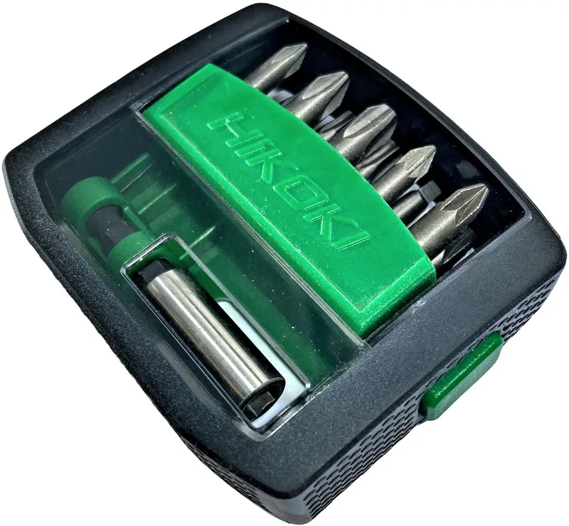 Bitset 11 Delen PH PZ Torx RB met Magnetische Houder de HiKOKI – image du produit