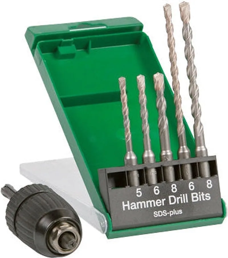 Borenset SDS-plus met snelspanboorhouder en SDS+ adapter - 751030 de HiKOKI – image du produit
