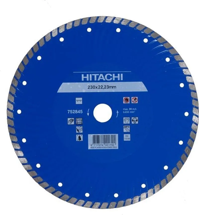 Diamant zaagblad 230 x 22,2 x 6mm type turbo - 752845 by HiKOKI – product image