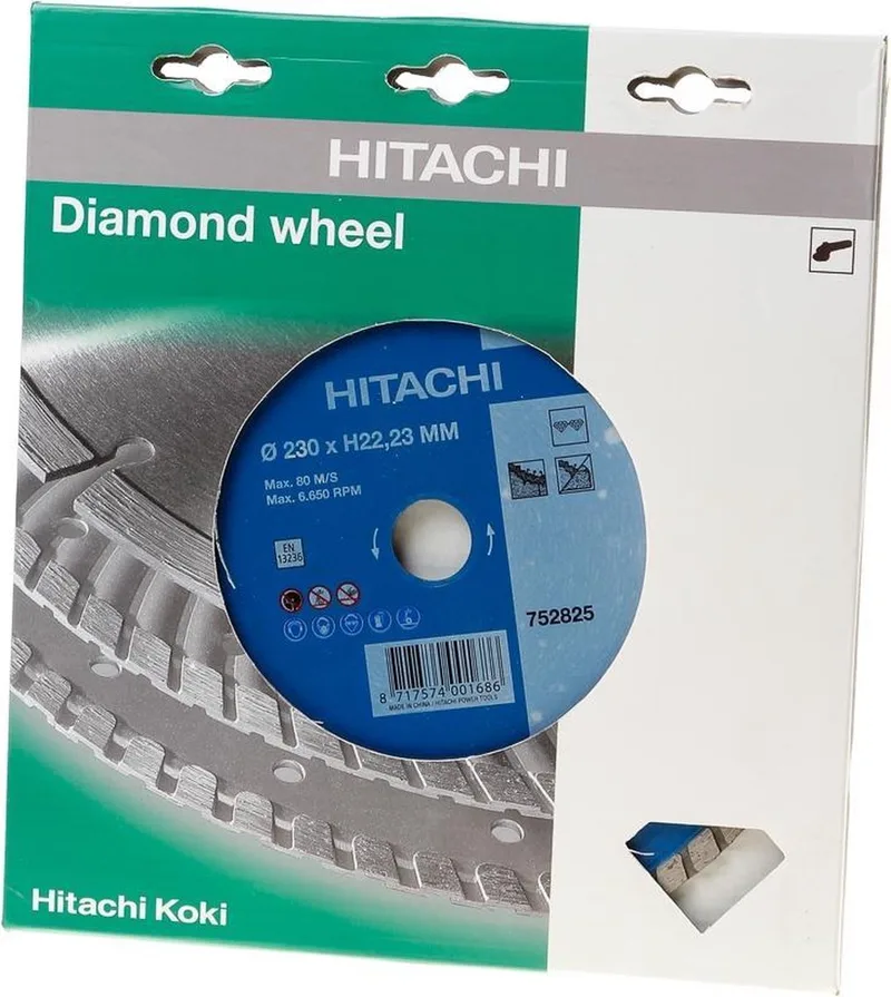 Diamant zaagblad type turbo vlak 230x22.2x6mm de HiKOKI – image du produit