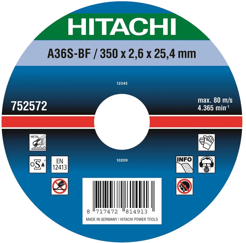 Doorslijpschijf 400x3,0x25,4mm Vlak Staal - 4100243 by HiKOKI – product image