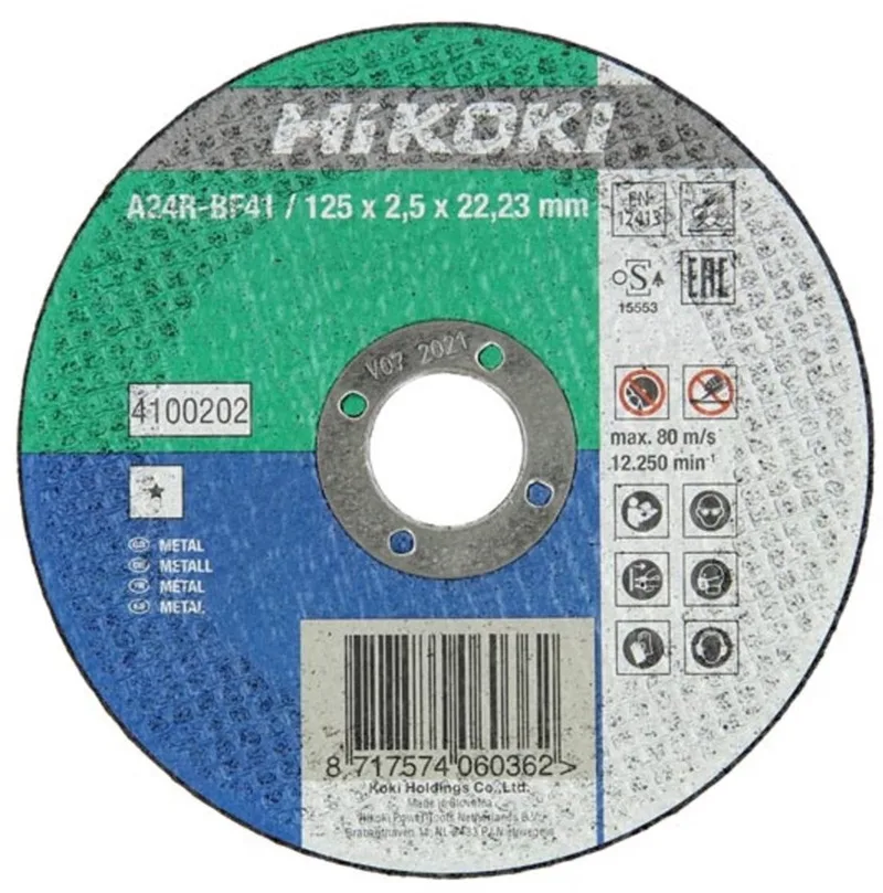Doorslijpschijf voor Metaal 180x3,0mm Concaaf - 4100208 de HiKOKI – image du produit