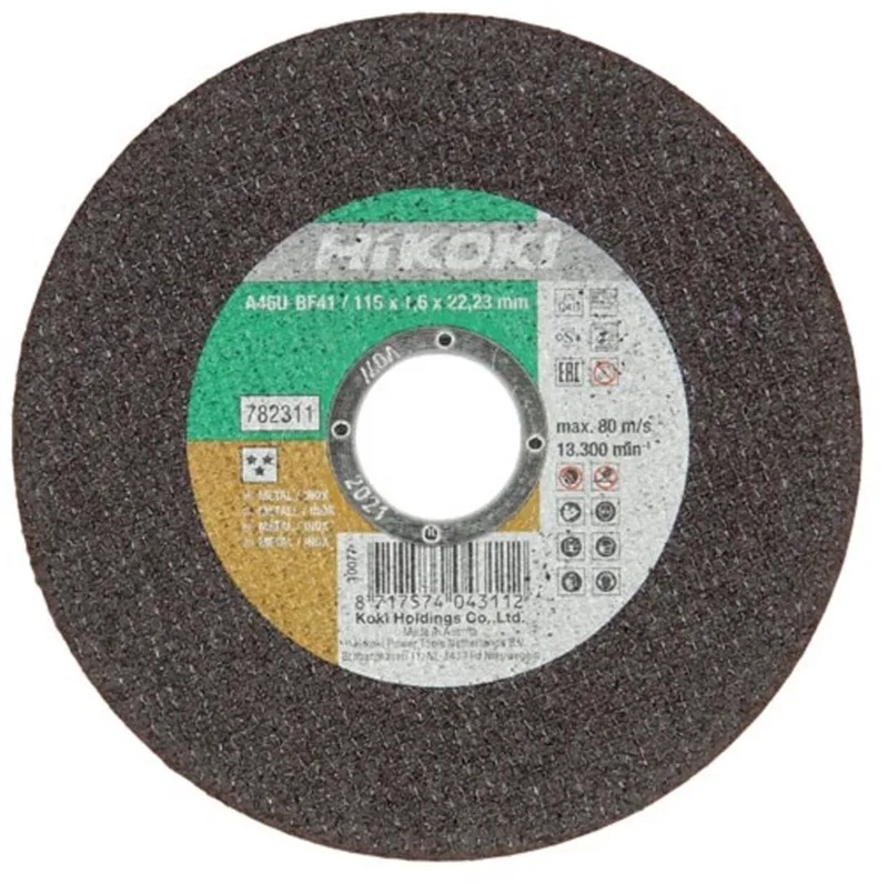 Doorslijpschijf voor RVS/metaal 115x1,6mm - 782311 von HiKOKI – Produktbild
