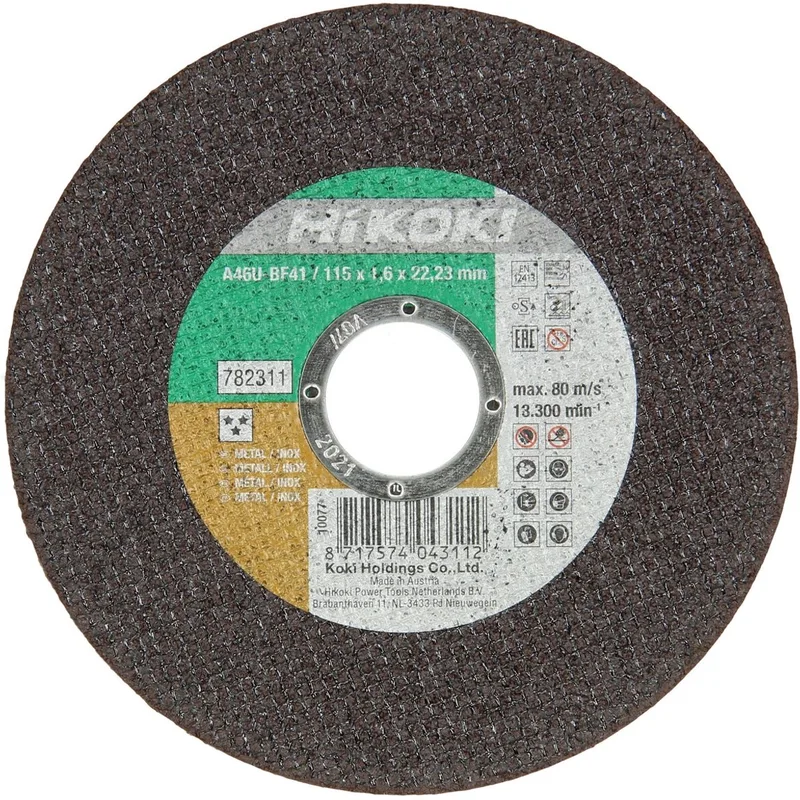 Doorslijpschijf voor RVS/metaal 125x1,6mm - 782312 von HiKOKI – Produktbild