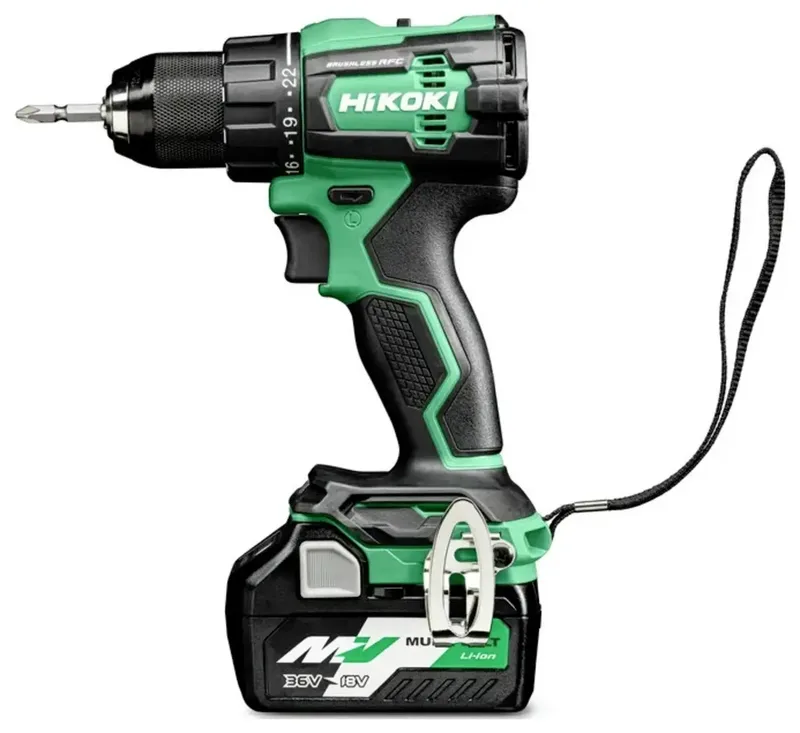 DS18DE DS18DEWHZ Akku-Bohrschrauber 18 V 4 Ah Li-Ion inkl. 2. Akku, inkl. Ladegerät, inkl. Koffer de HiKOKI – image du produit