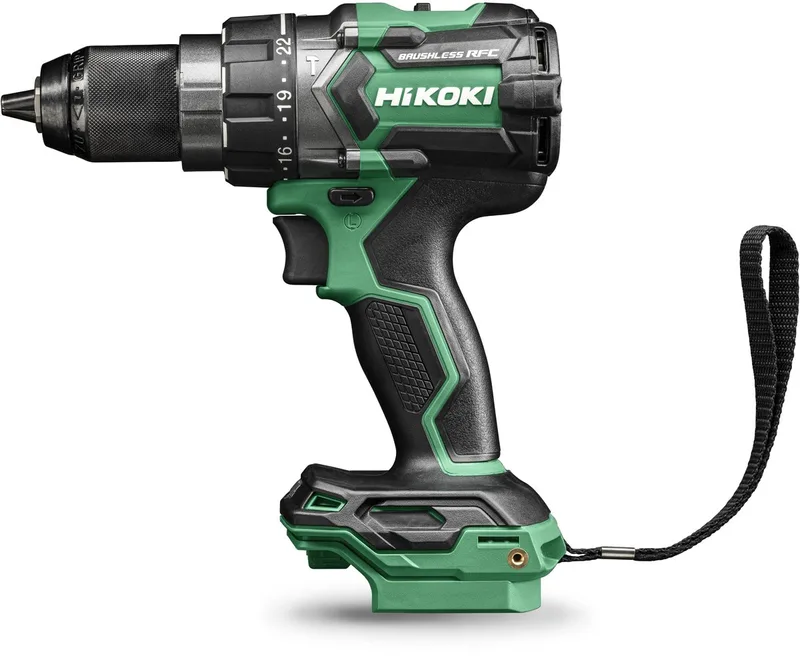 DV18DC W2Z 18 Volt Accu klop-boor-schroefmachine body 140Nm in HSC II koffer - 18 Volt accuboormachine met klopfunctie in koffer van HiKOKI – productafbeelding