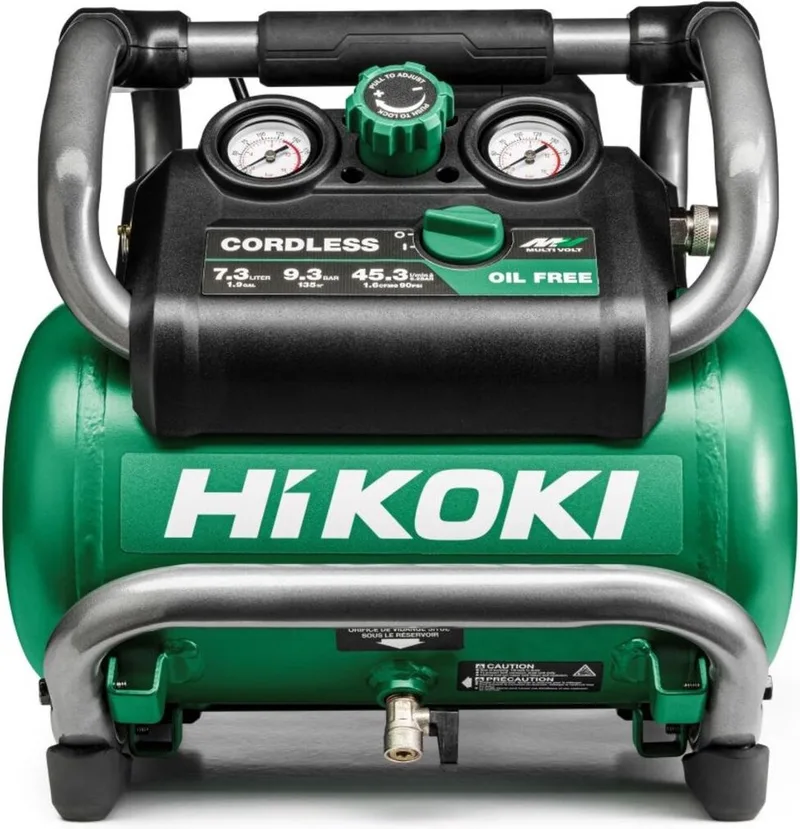 EC36DAW4Z Accu compressor 36V van HiKOKI, Zwart – productafbeelding