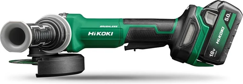 G1813DVFWQZ Multivolt Accu Haakse Slijper 125mm - 18V 5.0Ah Li-Ion - Koffer von HiKOKI – Produktbild