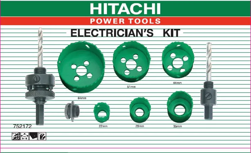 GATZAAG CASSETTE ELECTRICIEN 9-DELIG by HiKOKI – product image