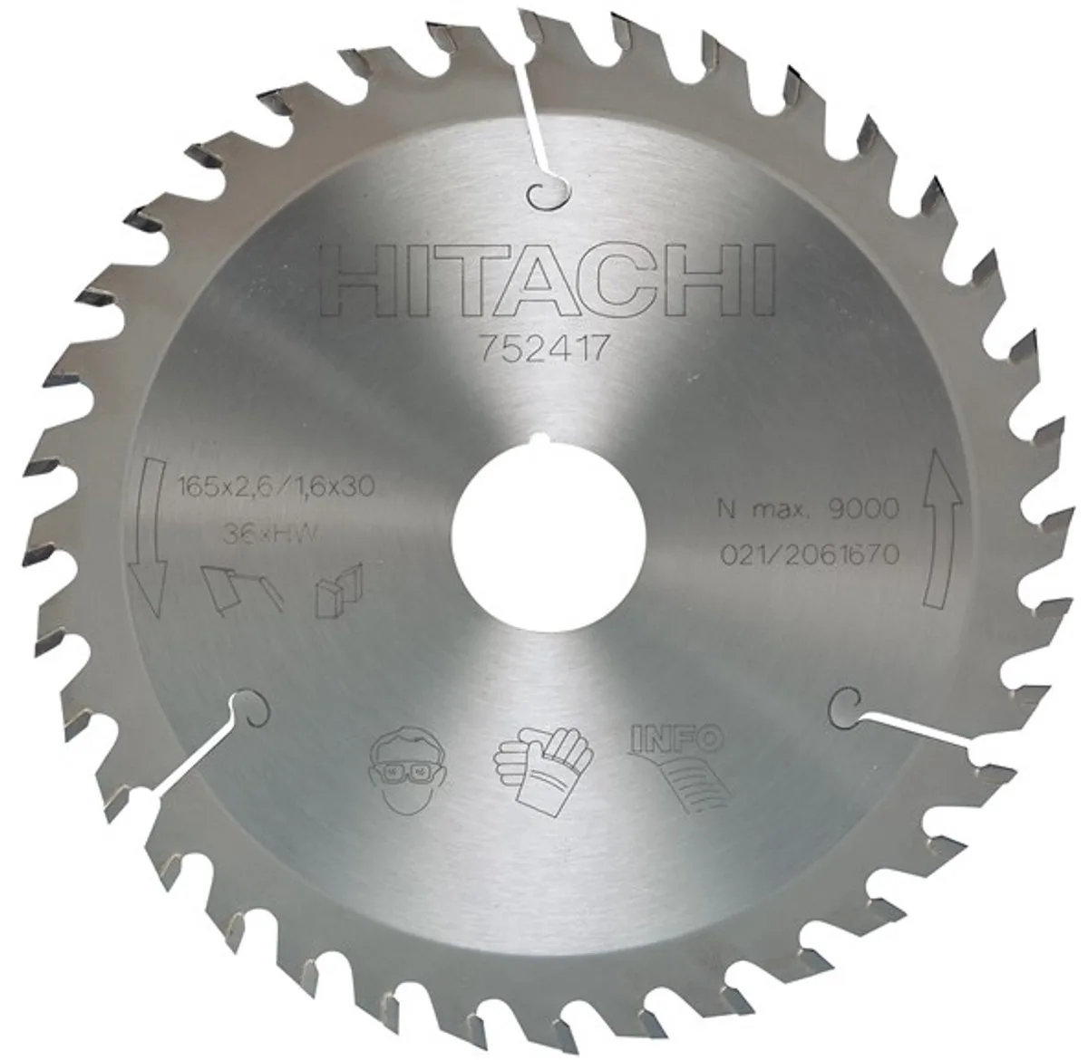 Hardmetalen cirkelzaagblad 216x30 18 tanden de HiKOKI – image du produit