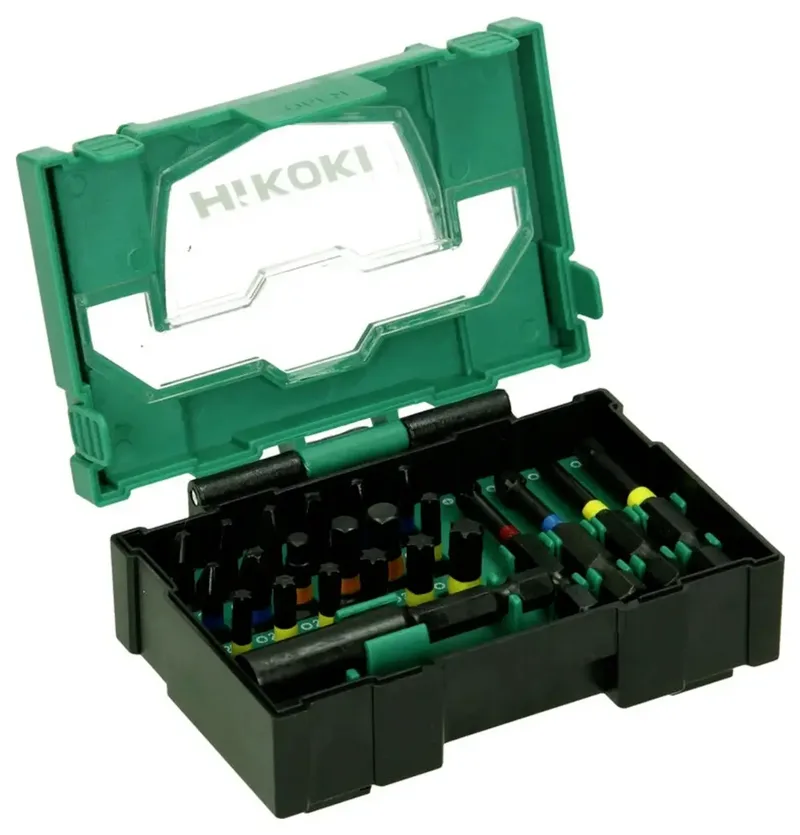 HiKOKI 40030021 Bit-Set T-Profil, Schlitz, Kreuzschlitz Phillips, Kreuzschlitz Pozidriv, Sechskant inkl. Bithalter by HiKOKI – product image