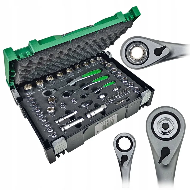 Hikoki 49-delige Doppenset met Ratels en Systainer by HiKOKI – product image