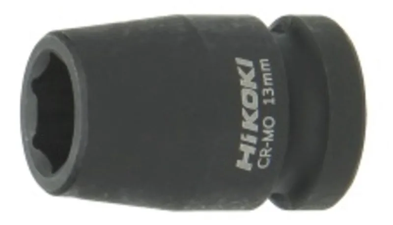 HiKOKI 751811 Krachtdop - 19mm - 1/2" (L=38mm) von HiKOKI, Schwarz – Produktbild