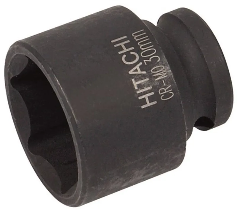 HiKOKI 751814 Krachtdop - 22mm - 1/2" (L=38mm) by HiKOKI, Black – product image