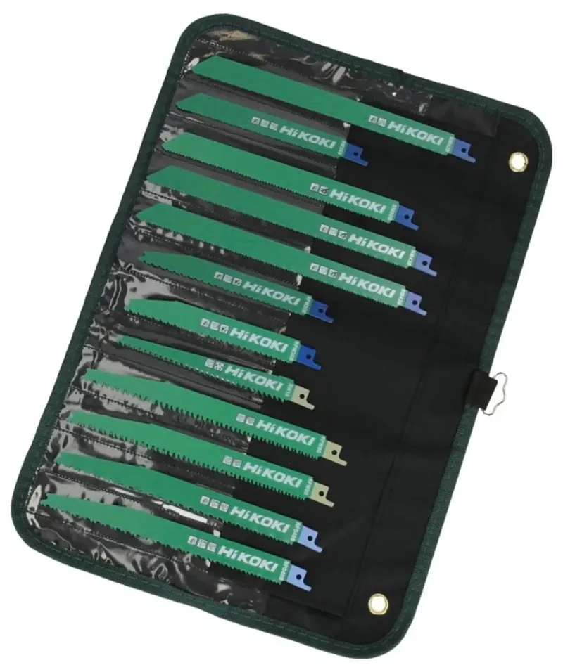 HiKOKI 752049 Säbelsägeblatt Set Rolltasche 12-tlg. 1 Set von HiKOKI – Produktbild