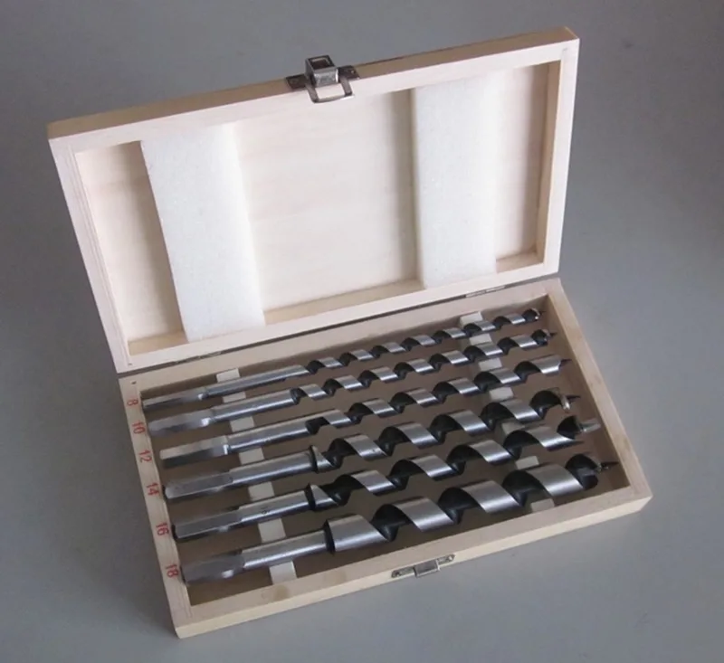 HiKOKI 781995 6-delige Slangenboor set in houten cassette - 10-20mm fra HiKOKI – produktbillede