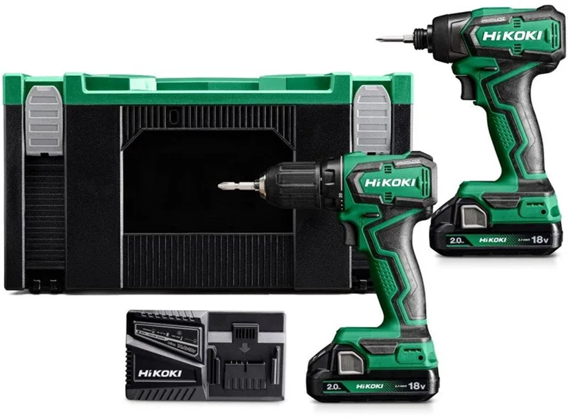 KC18DDWFZ Boormachine + slagschroevendraaierset 18V incl. accu's en lader in koffer de HiKOKI – image du produit