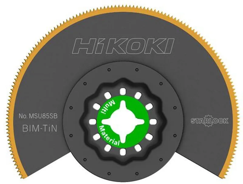 MSU85SB - Segmentzaagblad - Bi-Metalen Titaan - 85 mm - Starlock Bevestiging von HiKOKI – Produktbild