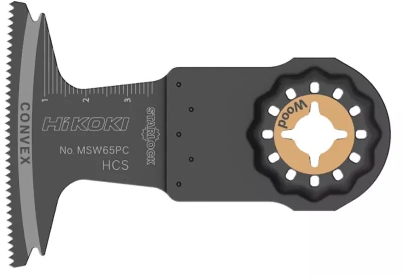 MSW65PC Multitool blad - Starlock - 65 x 40 x 0,6mm - Hout (1st) de HiKOKI – image du produit
