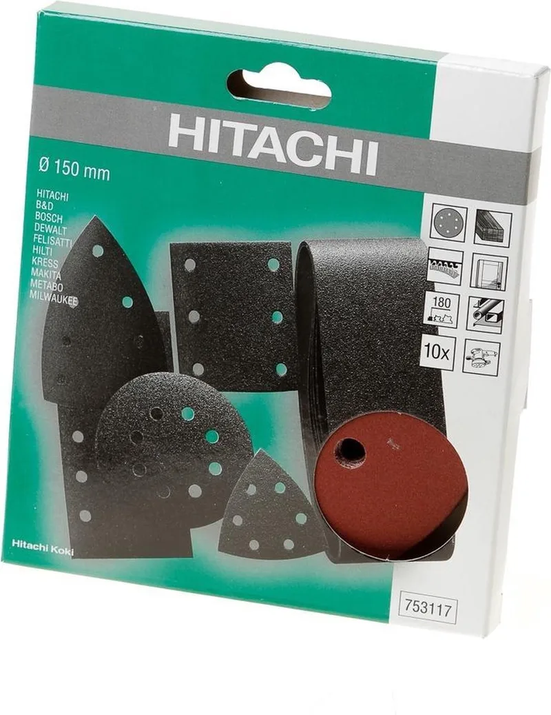 Proline Schuurschijf 150mm K180 VE=10 - 753117 by HiKOKI – product image