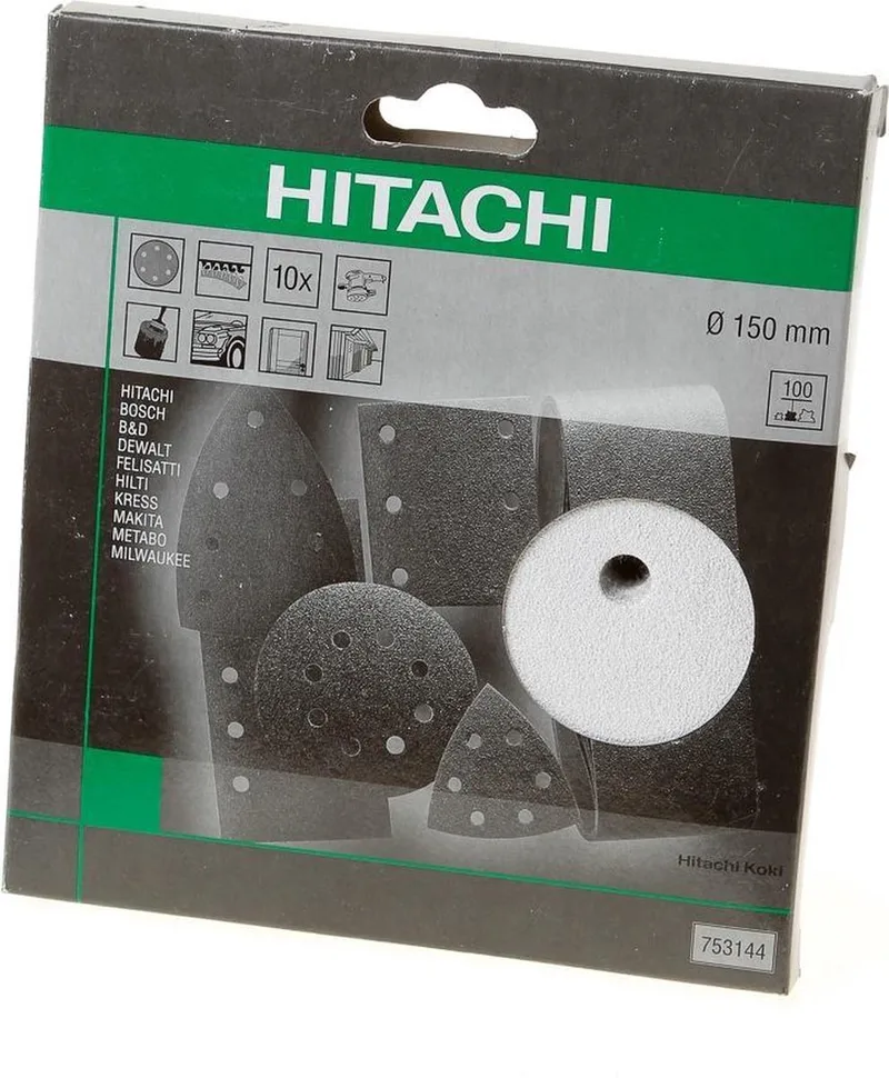 Schuurschijf diameter 150 k320 velcro wit (10 st) by HiKOKI – product image