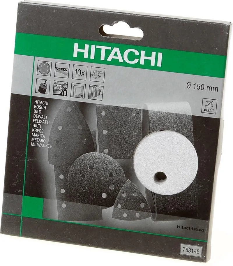 Schuurschijf diameter 150 k320 velcro wit (10 st) von HiKOKI – Produktbild