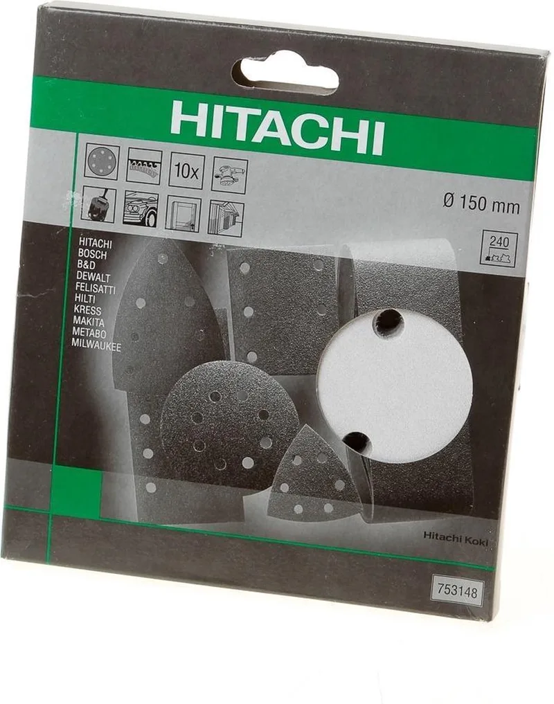 Schuurschijf diameter 150 k320 velcro wit (10 st) by HiKOKI – product image