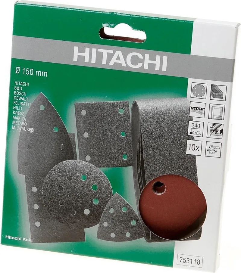 Schuurschijf diameter150 k240 (10 st) by HiKOKI – product image