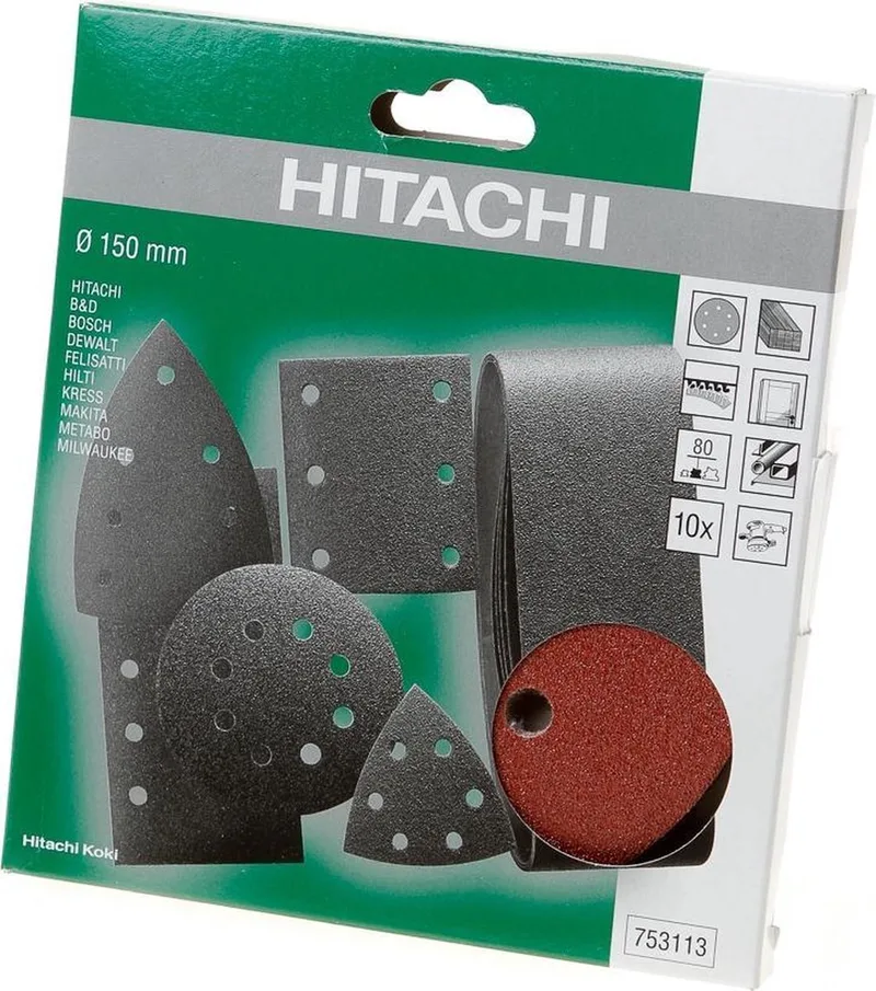 Schuurschijf diameter150 k80 (10 st) by HiKOKI – product image