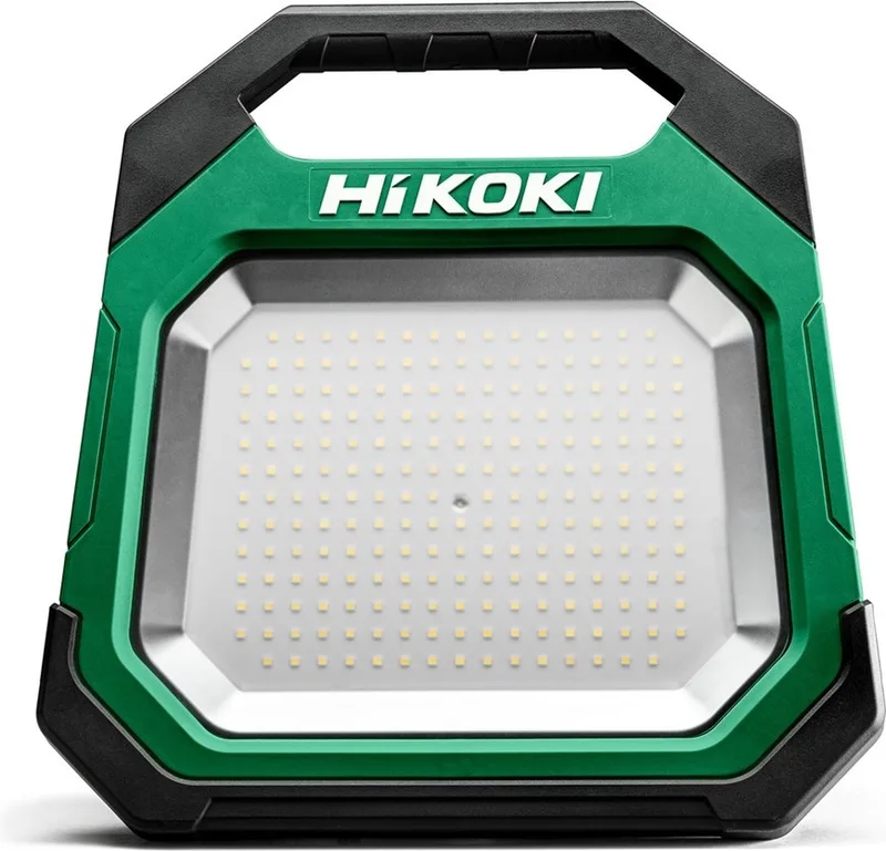UB18DDW4Z Bouwlamp LED 18V van HiKOKI, Zwart, Groen – productafbeelding
