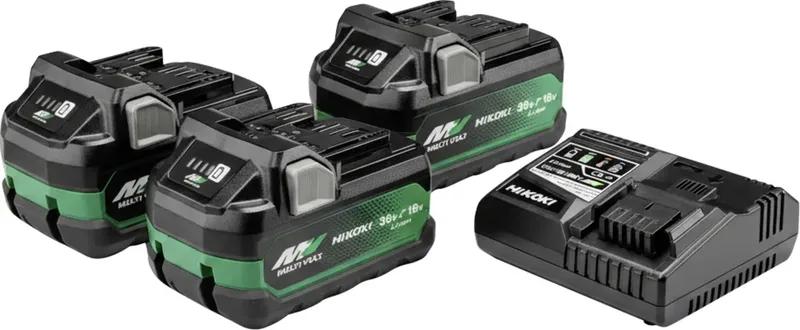 UC18YSL3WH3Z UC18YSL3WH3Z Werkzeug-Akku und Ladegerät 18 V, 36 V 2.5 Ah, 2.5 Ah, 5 Ah van HiKOKI – productafbeelding