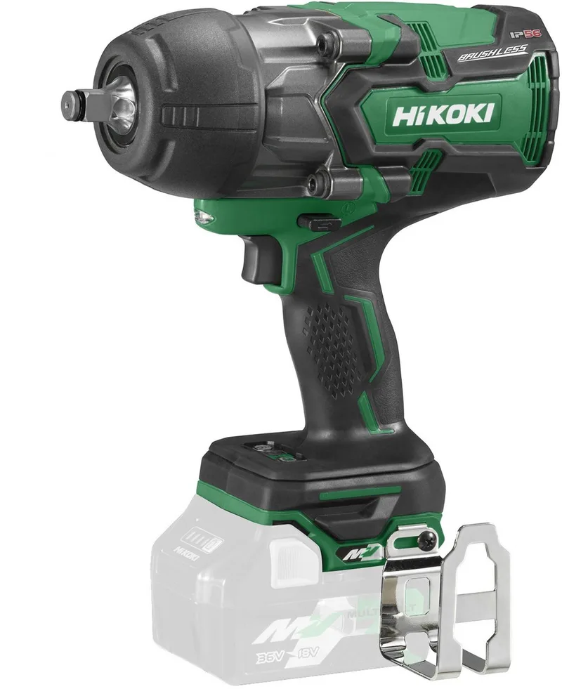 WR36DBW2Z 36V MultiVolt Li-Ion accu slagmoersleutel body in HSC - 1130Nm - 1/2" - koolborstelloos de HiKOKI – image du produit