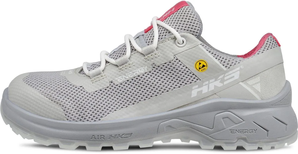AirFit Pink S1PL werkschoenen van HKS, Roze, Wit, 38 – productafbeelding