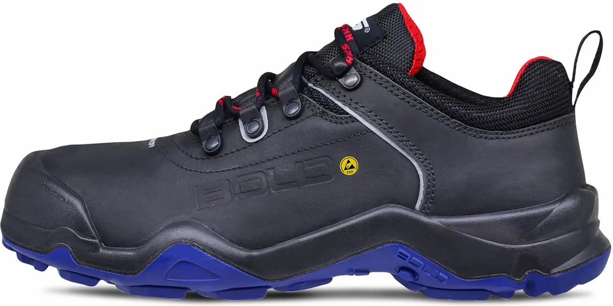 Beta 1 NTP S3 werkschoenen - veiligheidsschoenen - safety shoes - laag - heren - composiet - antislip - ESD van HKS, Zwart, 39 – productafbeelding