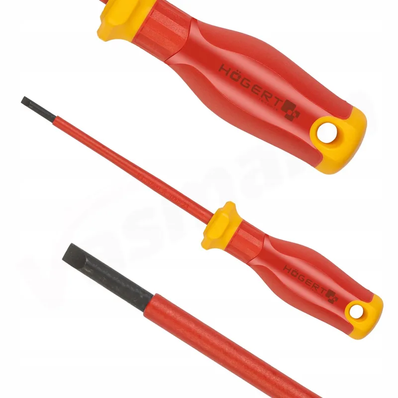 Geïsoleerde platte schroevendraaier 4x100mm SLIM 1000V by Högert – product image