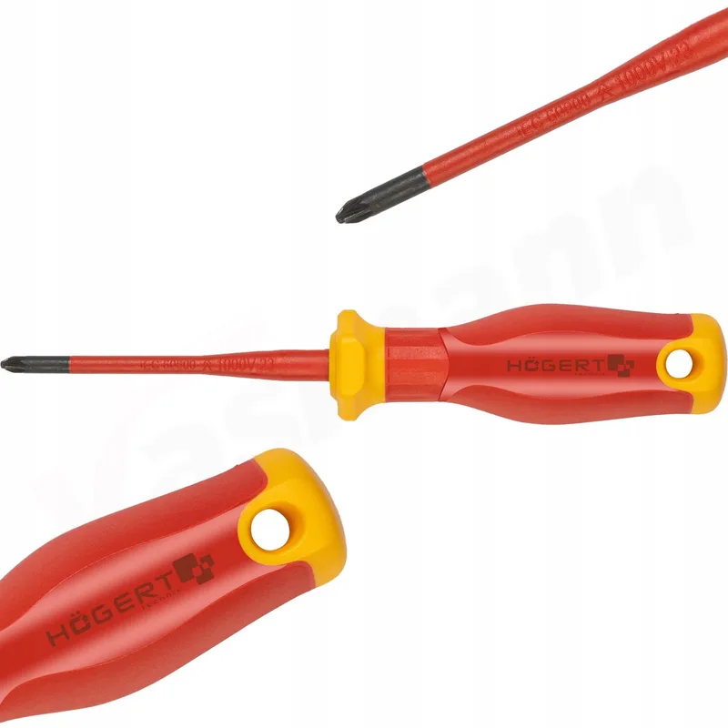 Geïsoleerde Schroevendraaier PZ1/SL5 80mm 1000V SLIM S2 by Högert – product image