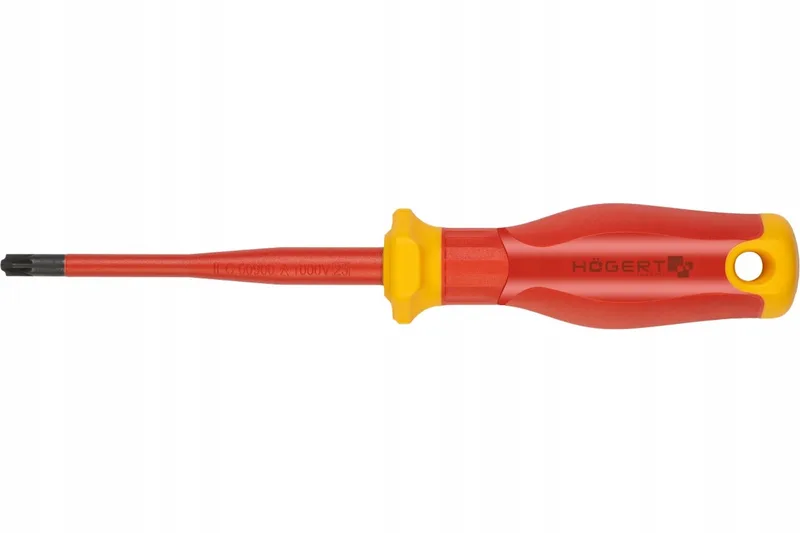 Geïsoleerde Schroevendraaier PZ2/SL6 100mm 1000V Slim S2 van Högert – productafbeelding