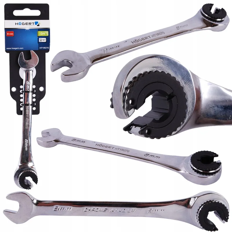 clé à vis semi-ouverte avec cliquet, 19 mm de Högert – image du produit