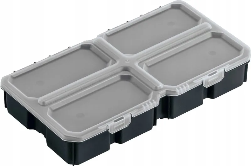 HTM BOX Modulaire Gereedschapskist - Organizer von Högert, Transparent – Produktbild
