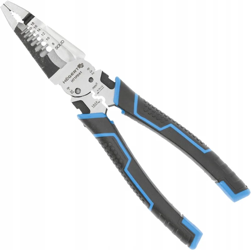 Hybride Verlengde Tang 0,75-2,5mm CRV - Multifunctioneel Gereedschap de Högert, Bleu – image du produit
