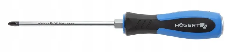 Klop-schroevendraaier PH2 x 125 mm, CrV staal van Högert – productafbeelding