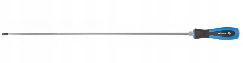 Lange Schroevendraaier PH3x450mm - Ideaal voor Moeilijk Bereikbare Plekken von Högert, Blau – Produktbild