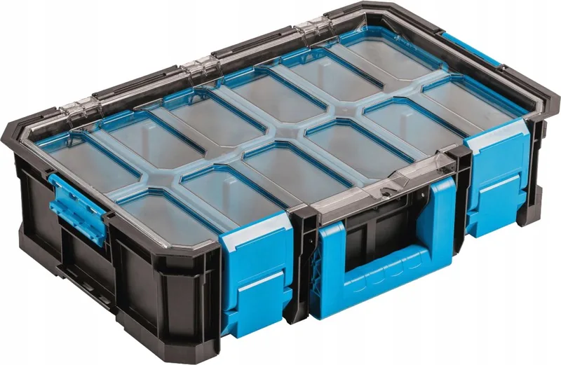 Modulaire Gereedschapskist Hoegert met Deksel en Bakjes - 20kg by Högert, Blue – product image